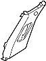 Image of Door Pillar Post Trim Set (Left, Upper) image for your 2012 Hyundai Veracruz   