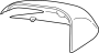 Image of Door Mirror Cover (Left, Upper, Lower) image for your 2005 Hyundai Sonata  GL Sedan 