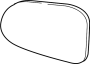 Image of Door Mirror Glass (Left) image for your 2021 Hyundai Santa Fe  Hybrid SEL Premium Sport Utility 