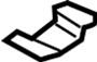 65794C5000 Frame Side Member Reinforcement Bracket (Left, Front)