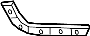 Image of Bumper Cover Bracket (Left, Rear, Upper, Lower) image for your Hyundai