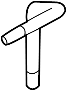Image of HVAC Heater Hose (Rear) image for your 2021 Hyundai Veloster N   