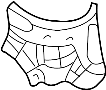 Image of Fender Insulator (Right, Rear) image for your 2021 Hyundai Accent   