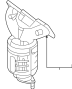 Image of Manifold. Exhaust. CATALYTIC. A catalytic converter. image for your 2009 Hyundai Santa Fe   