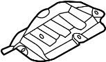 Image of Heat. Shield. Panel. (Front). Exhaust Heat Shield. image for your 2012 Hyundai Tucson 2.4L A/T FWD GLS Sport Utility 