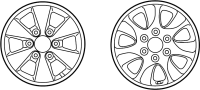 Image of Wheel image for your Hyundai Tiburon  