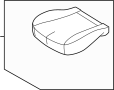 Image of Seat Cushion Foam (Front) image for your 2012 Hyundai Genesis Coupe   