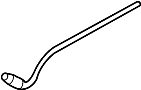 Image of Garnish Assembly - Rail. Rail trim. (Right, Upper) image for your 2022 Hyundai Santa Cruz   
