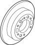 584114D500 Disc Brake Rotor (Rear)