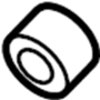 Image of Bushing. Arm. Lateral. (RR). Suspension. (Rear, Upper, Lower). Connecting element to. image for your 2013 Hyundai Tucson   
