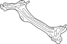 Image of Suspension Subframe Crossmember (Rear) image for your 2012 Hyundai Tucson 2.4L A/T AWD GLS Sport Utility 