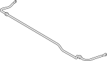 Image of Suspension Stabilizer Bar (Right, Rear) image for your 2001 Hyundai XG300   