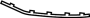 View MOULDING-FRONT BUMPER LWR,LH Full-Sized Product Image 1 of 1