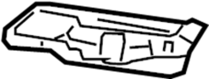 Image of Bumper Cover Support Rail (Left, Front, Upper, Lower) image for your 2012 Hyundai Tucson   