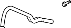 Image of A/C Refrigerant Suction Hose image for your 2009 Hyundai Veracruz   