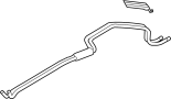 Image of A/C Pipe (Rear) image for your 2009 Hyundai Veracruz   