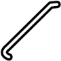 View HVAC Mode Door Lever Link Full-Sized Product Image 1 of 3