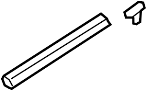 Image of Hood Seal (Left) image for your 2010 Hyundai Veracruz   