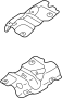 Image of Exhaust Heat Shield (Right) image for your Hyundai