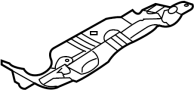 Image of Exhaust Heat Shield (Front) image for your Hyundai