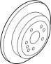 584113J000 Disc Brake Rotor (Rear)