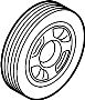 231243LTA0 Pulley. Crankshaft. DAMPER. Engine.