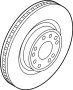 Image of Disc Brake Rotor (Front) image for your 2023 Genesis G70   