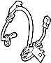 View ABS Wheel Speed Sensor (Left, Front) Full-Sized Product Image