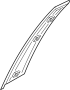 Image of Door Applique (Left, Rear, Upper) image for your 2024 Genesis Electrified G80   