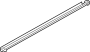 Image of Door Window Belt Weatherstrip (Left, Rear) image for your 2023 Genesis Electrified G80   