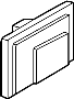View Clip. Molding. Retainer. (Upper, Lower) Full-Sized Product Image