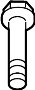 View Suspension Control Arm Bolt (Front, Rear, Upper, Lower) Full-Sized Product Image