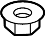 Image of Nut. Roof. Rail. WASHER. Nut used to secure the. image for your Hyundai