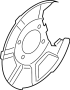 View Brake Dust Shield (Right, Rear) Full-Sized Product Image