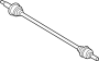 View CV Axle Assembly (Left, Rear) Full-Sized Product Image