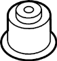 View Suspension. Crossmember. Bushing. Insulator. (Front, Rear) Full-Sized Product Image
