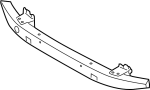 Image of Bumper Impact Bar (Front) image for your 2010 Hyundai Genesis   
