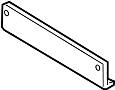Image of License Plate Bracket (Front) image for your 2012 Hyundai Sonata  GLS Sedan 