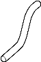 Image of Radiator Coolant Hose (Upper, Lower) image for your 2003 Hyundai Santa Fe  GLS Sport Utility 