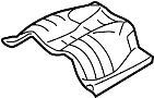 Image of Heat. Shield. Protector. (Rear). Exhaust Heat Shield. image for your 2012 Hyundai Tucson 2.4L A/T FWD GLS Sport Utility 