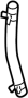 Image of Power Steering Return Hose image for your 2012 Hyundai Genesis   