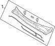 Image of Cowl Cover Seal image for your 2021 Hyundai Sonata   