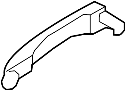 Image of Exterior Door Handle (Right) image for your 2011 Hyundai Genesis   