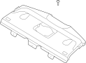 Image of Package Tray Trim (Front, Rear, Upper) image for your 2008 Hyundai Veracruz   