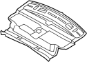 Image of Package Tray Trim (Front, Rear, Upper) image for your 2015 Hyundai Accent  SE Hatchback 