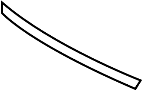 Image of Bumper Trim (Right, Rear, Lower) image for your 1997 Hyundai Sonata   