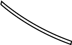 Image of Bumper Trim (Right, Rear, Upper, Lower) image for your 2002 Hyundai Sonata   