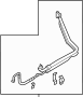 View A/C Refrigerant Suction Hose Full-Sized Product Image