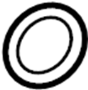 View Filler. Tube. Oil. Ring. Seal.  Full-Sized Product Image