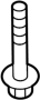 View Transmission Crossmember Bolt (Lower) Full-Sized Product Image